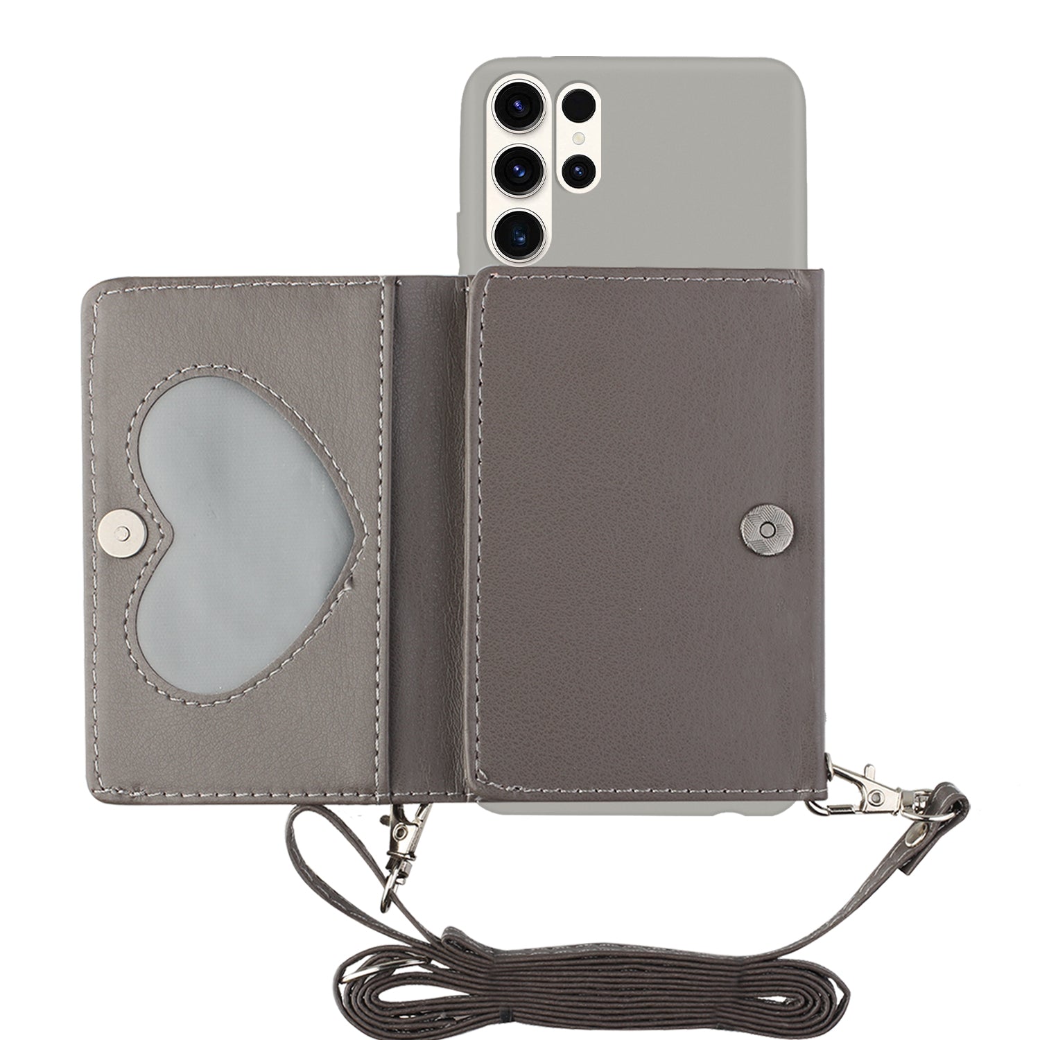 For Samsung Galaxy S23 Ultra Phone Case PU Leather Wallet Stand Shockproof Cover with Shoulder Strap For Samsung Galaxy S23 Ultra Phone Case PU Leather Wallet Stand Shockproof Cover with Shoulder Strap